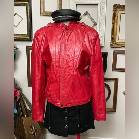 Vintage Casablanca Leather Thriller Jacket